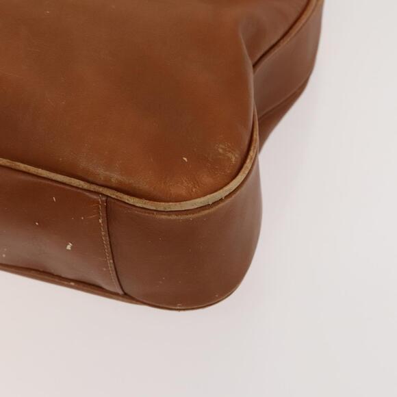 GUCCI Bamboo Shoulder Bag Leather Brown Gold 001 14 001 14 - Picture 10 of 16